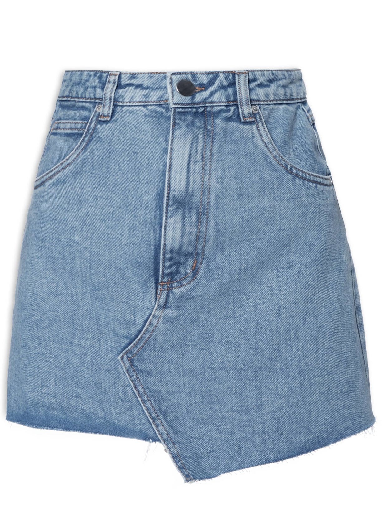 Saia Curta Jeans - Azul