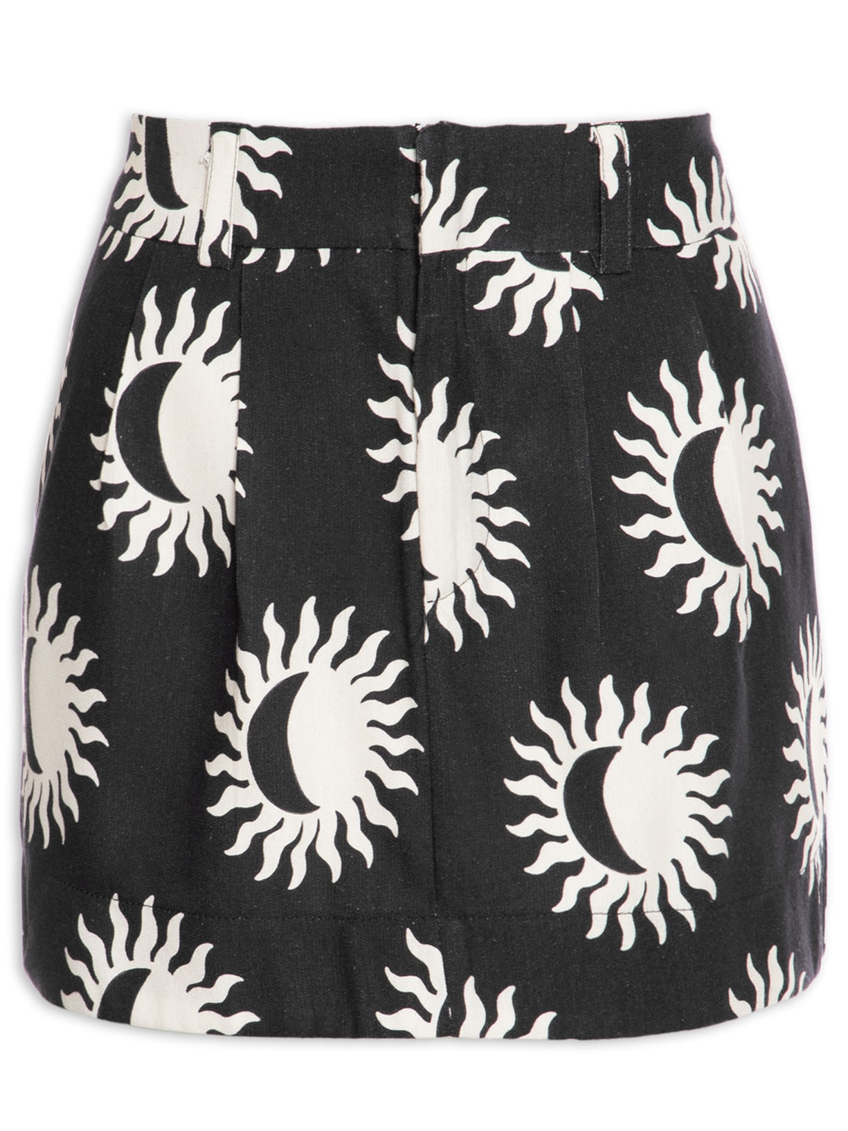 Saia Curta Maré De Sol - Preto