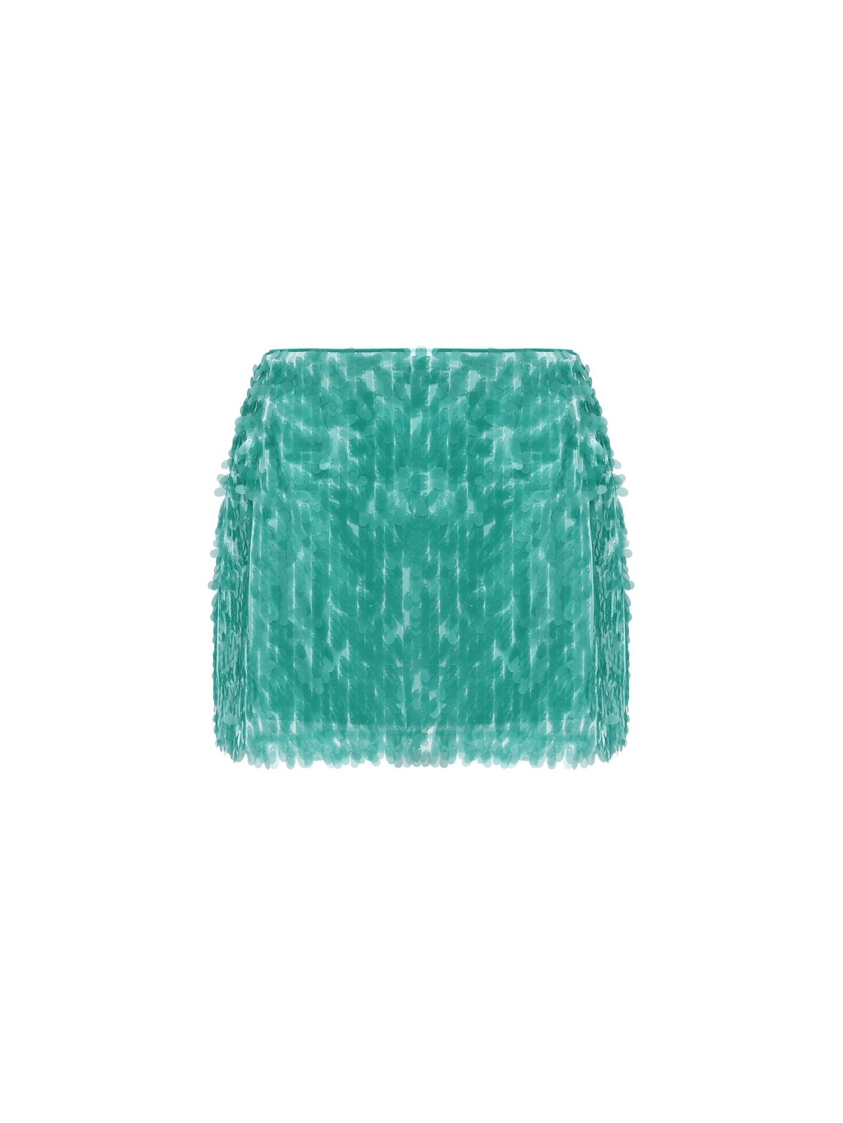 Saia Curta Mareh Escama Verde Shop Ginger