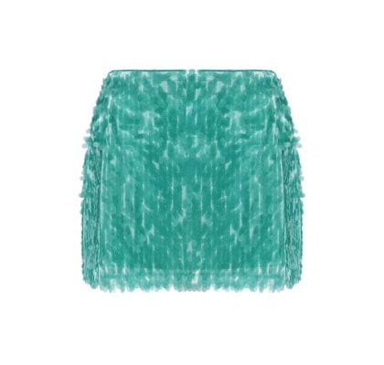 Saia Curta Mareh Escama Verde