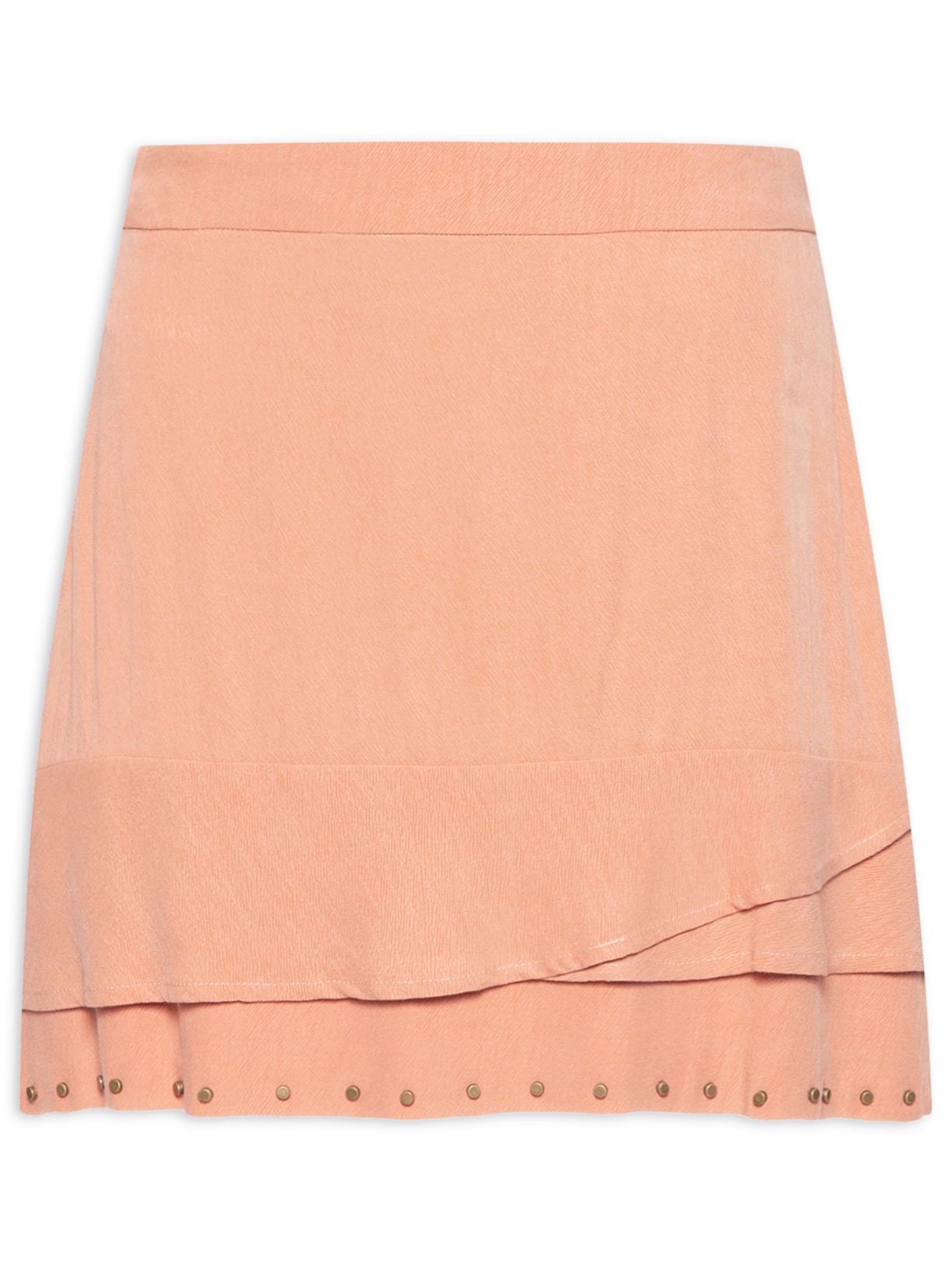 Saia Curta Tachas - Bege