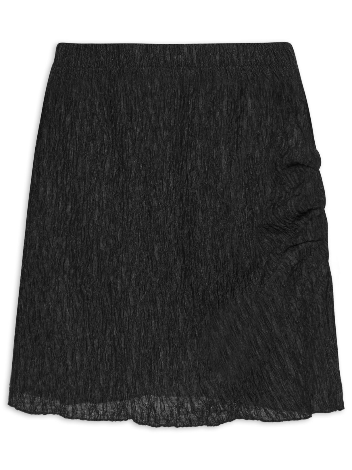 Saia Curta Texturizada Preto Market 33