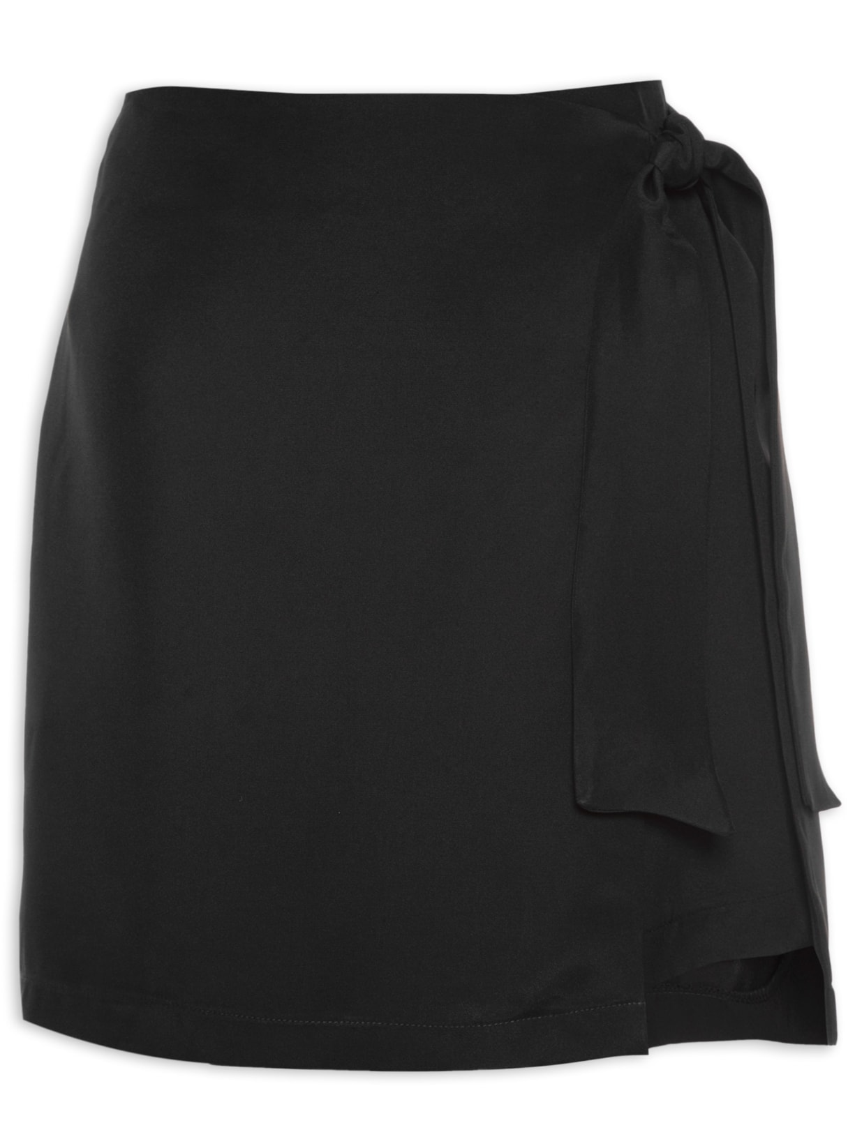 Saia Curta Transpassada - Preto