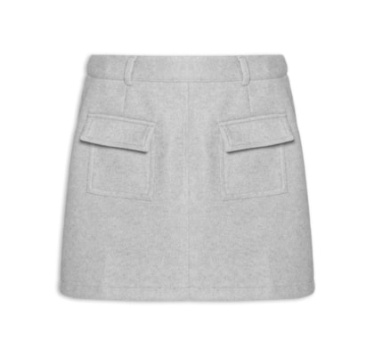Saia Curta Utilitária - Cinza