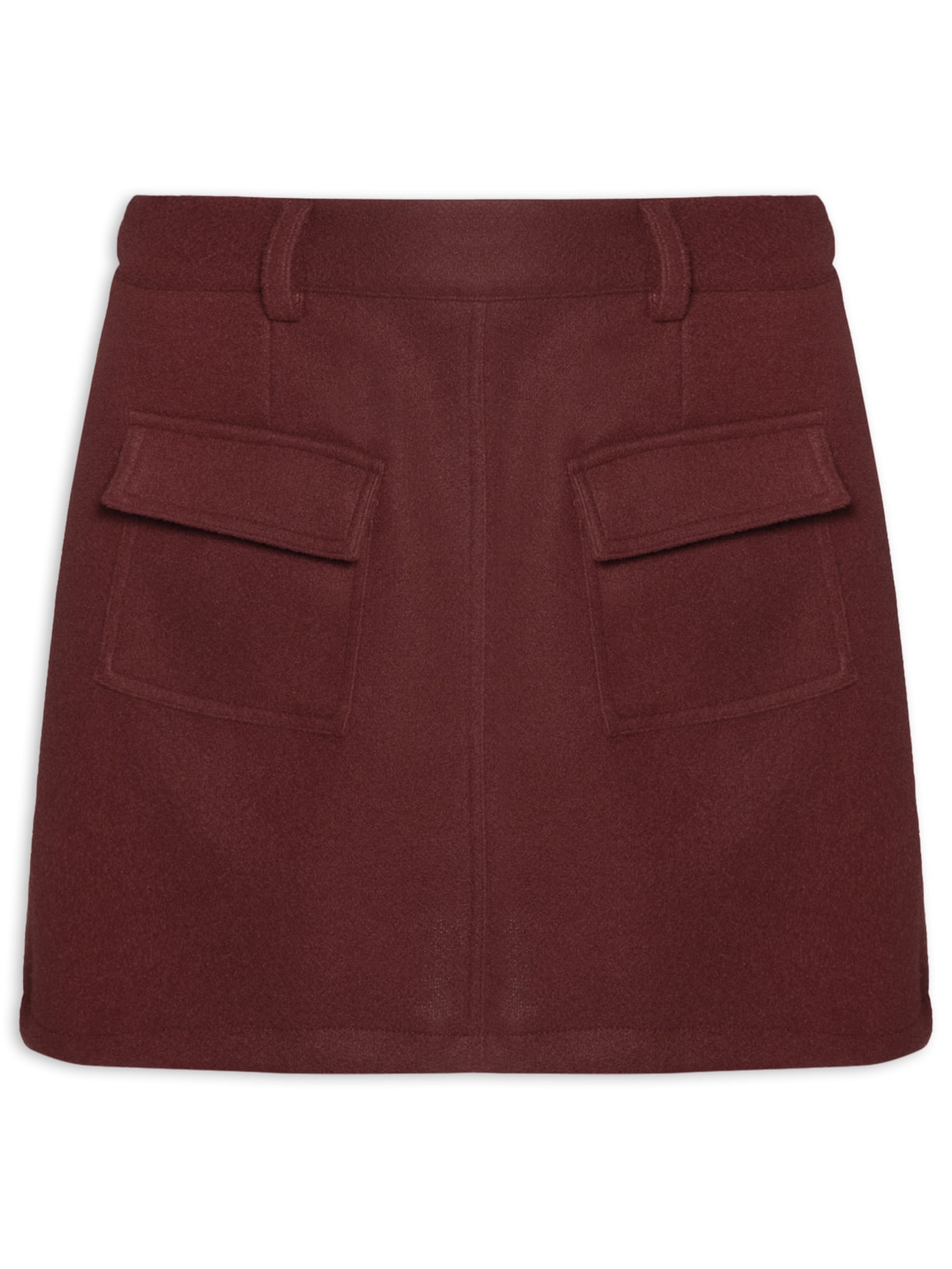 Saia Curta Utilitária Vermelho Basiq