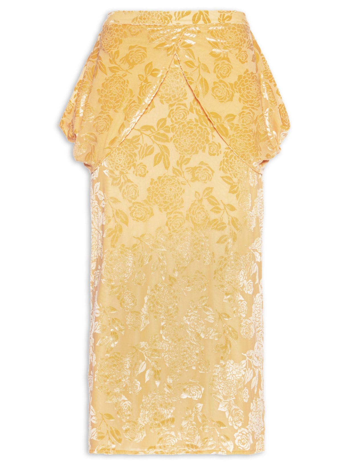 Saia Dafne Amarelo Carol Bassi