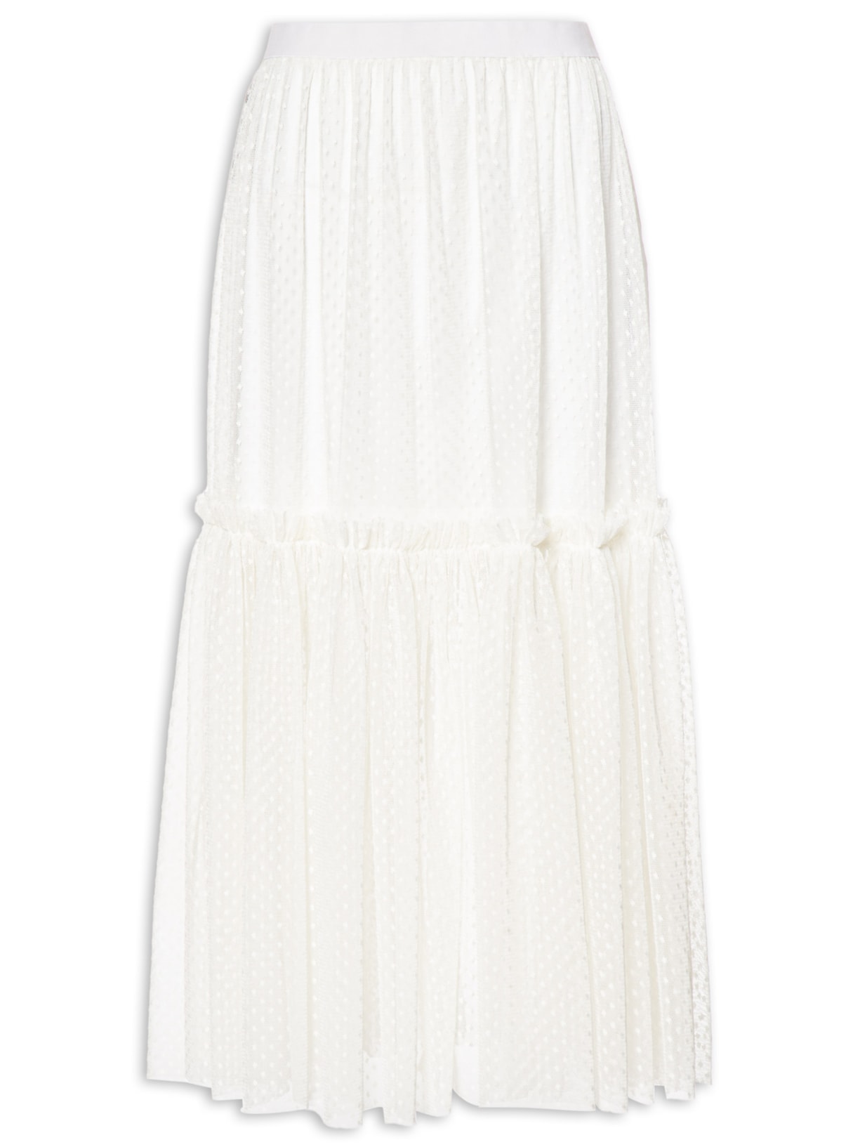 Saia Danny Midi - Branco