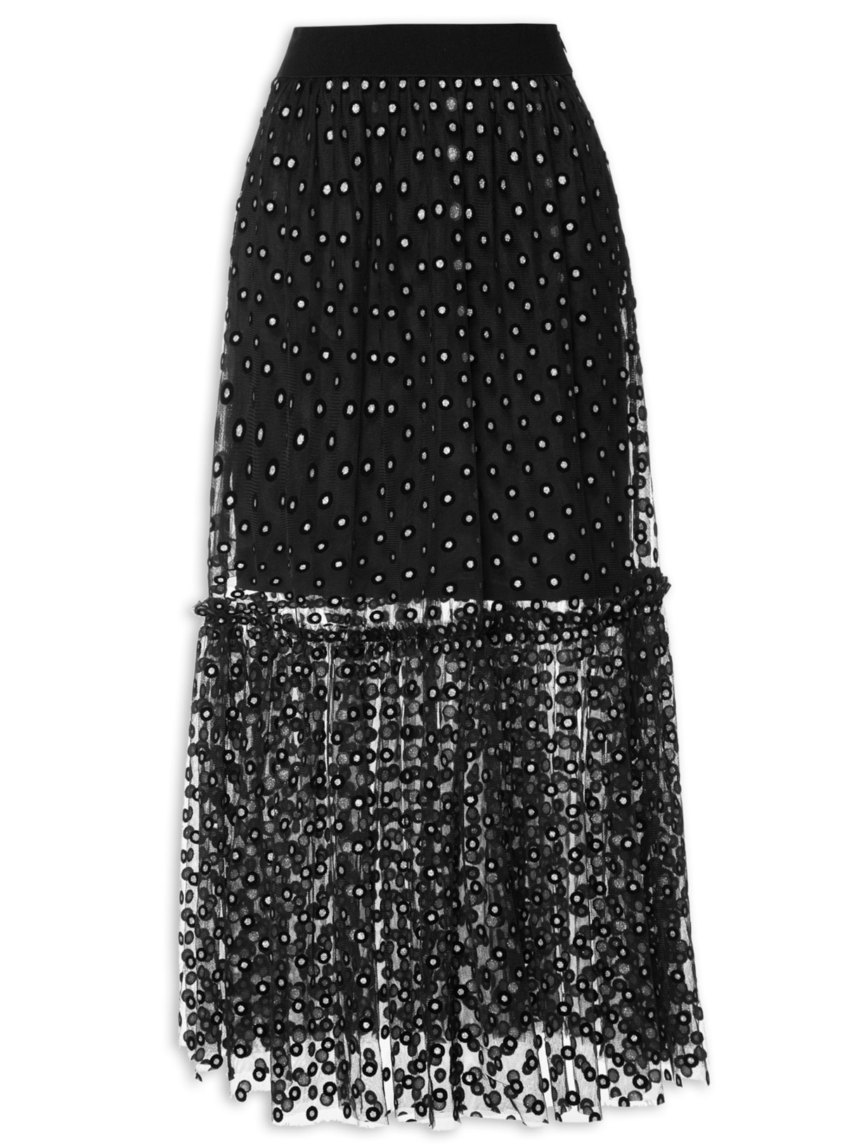 Saia Danny Midi - Preto