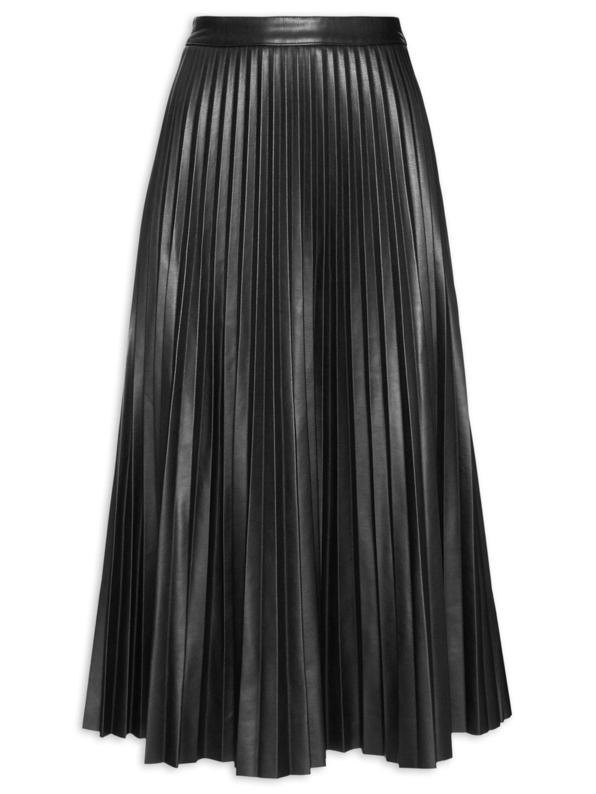 Saia Daphne In Faux Leather - Preto