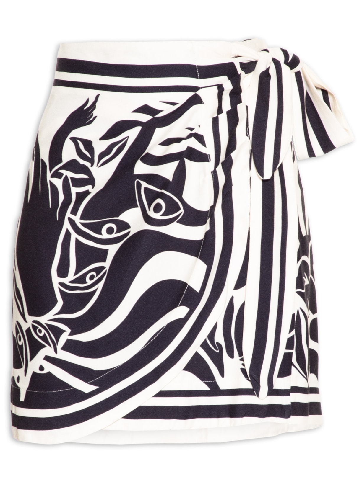 Saia Delicadeza Surreal - Preto