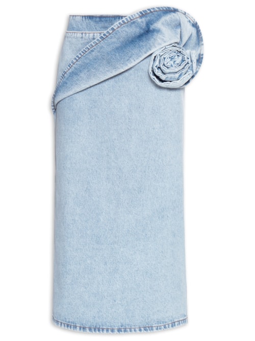 Saia Denim - Azul