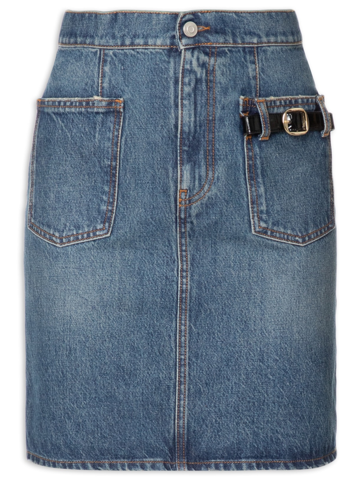 Saia Denim Skirt - Azul