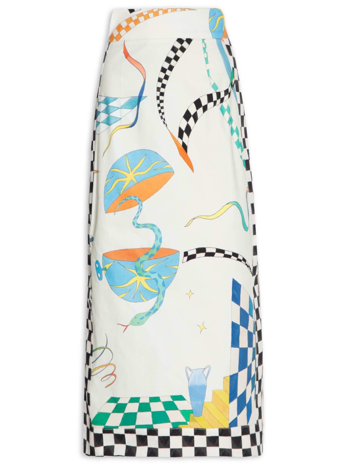 Saia Emoção Off White Fernanda Di Biase