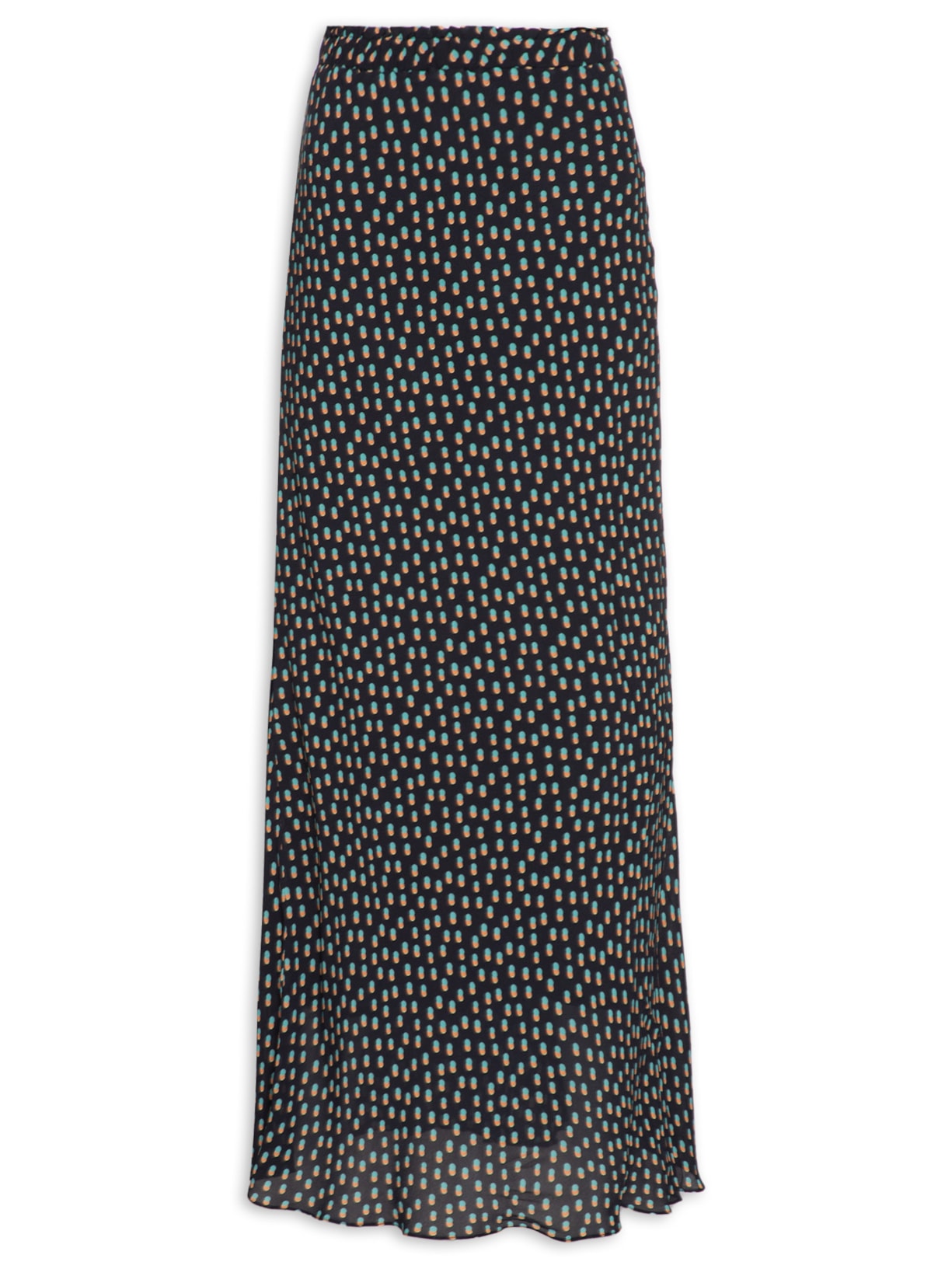 Saia Enviesada Poá - Preto