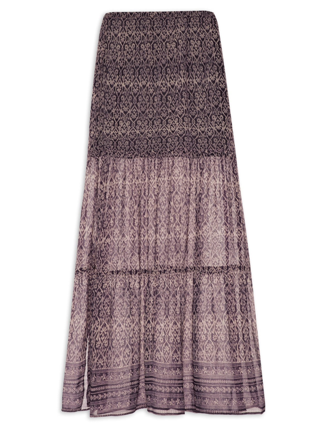 Saia Estampa Recanto - Roxo