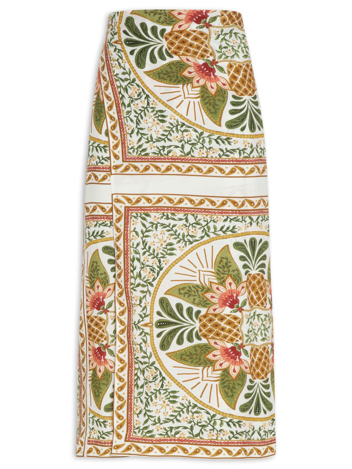 Saia Estampada Maialu - Off White