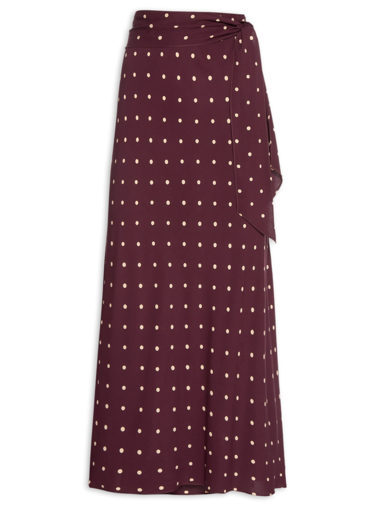 Saia Estampada Noturna Feminina – Marrom