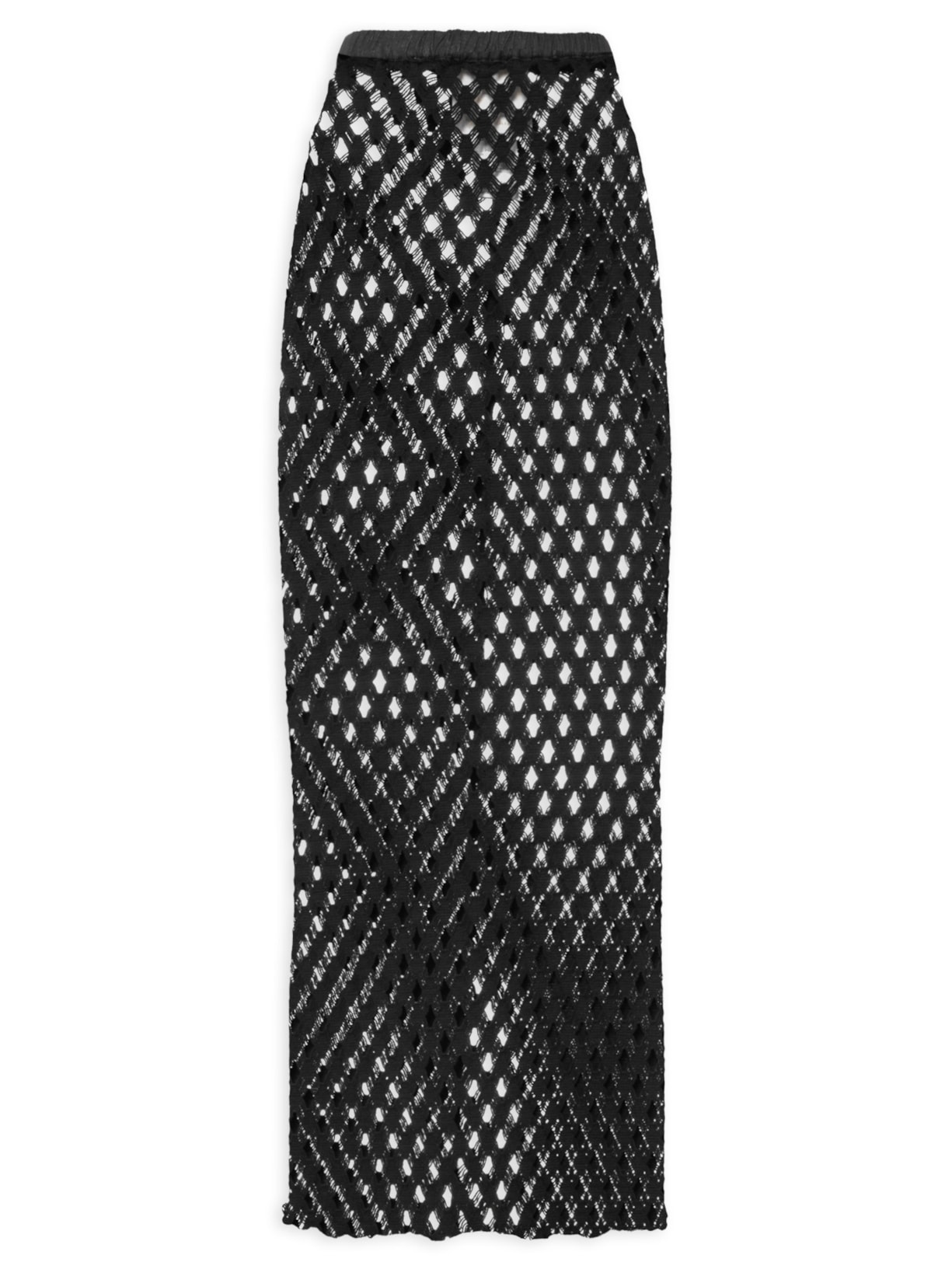 Saia Feminina Bottom Tela Tressê - Preto