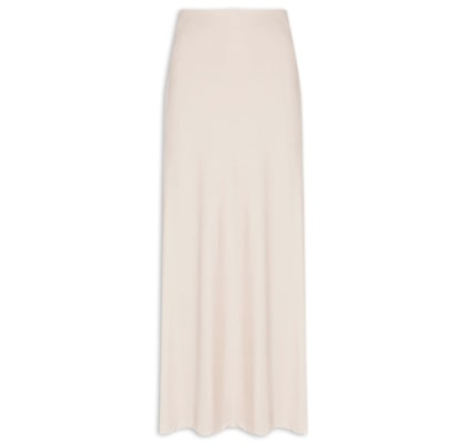 Saia Feminina Longa Evasê - Bege