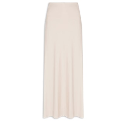 Saia Feminina Longa Evasê - Bege
