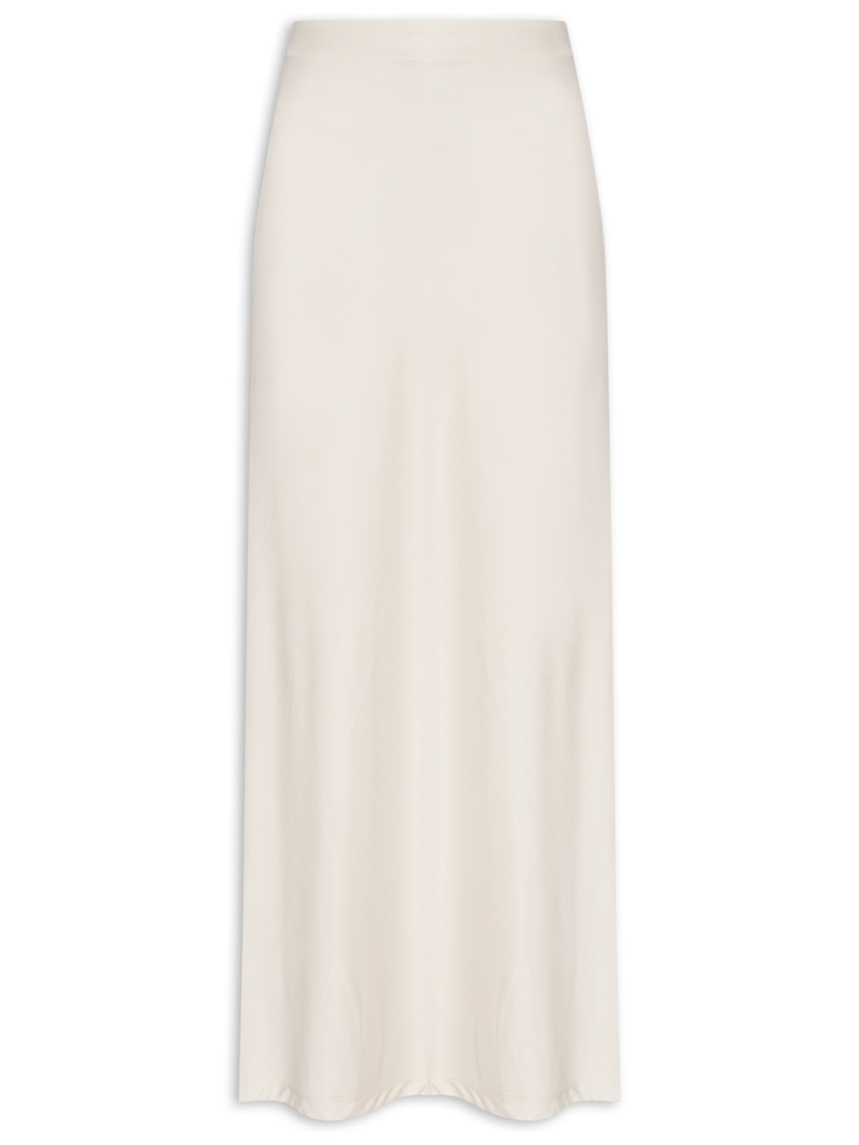 Saia Feminina Longa Evasê Off White '2Essential