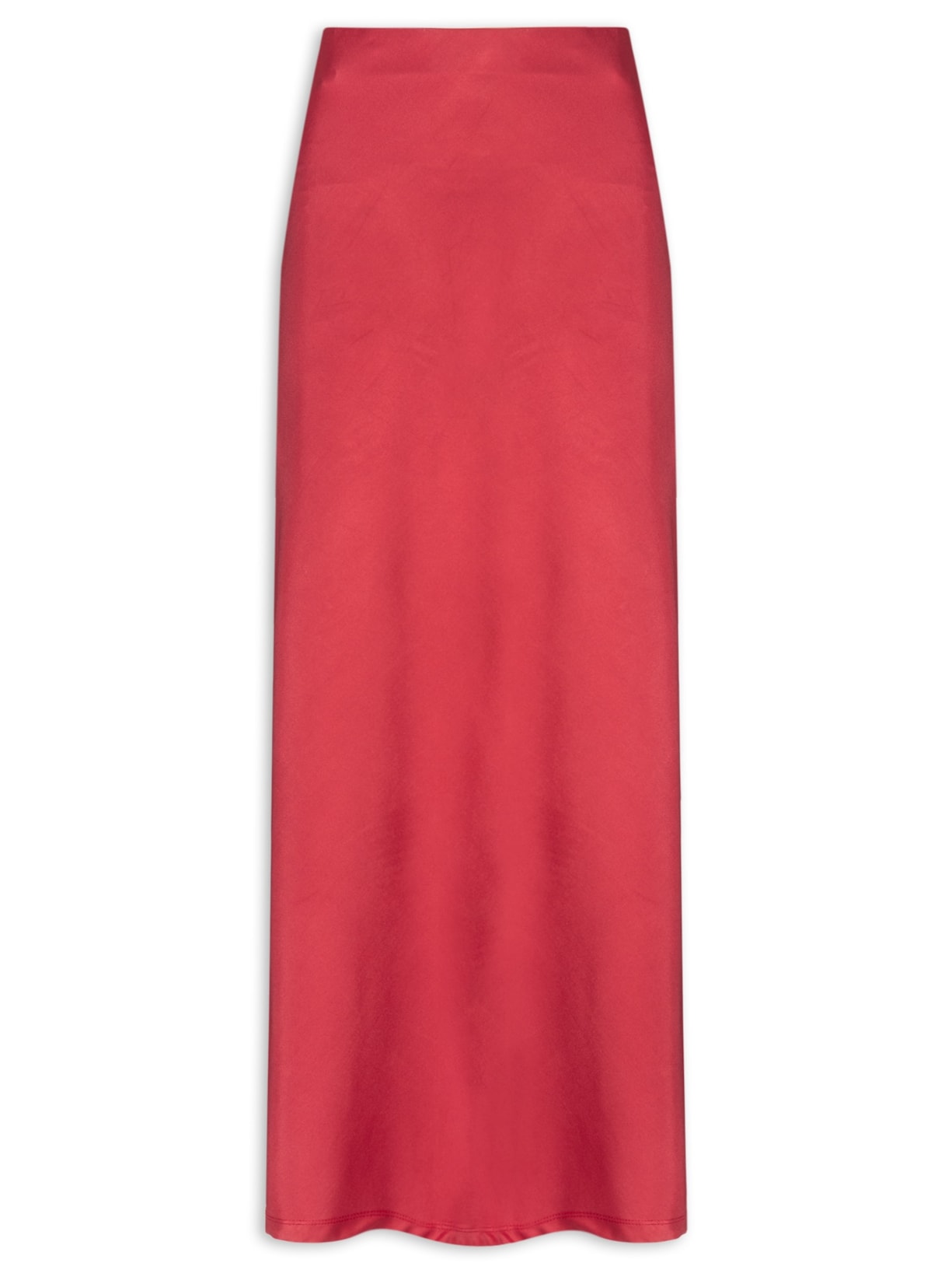 Saia Feminina Longa Evasê - Vermelho