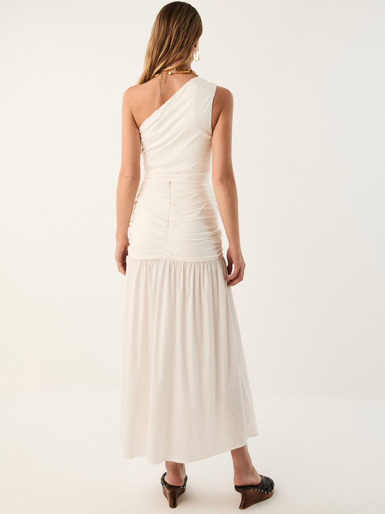 Saia Feminina Longa Zoe Branco Vix
