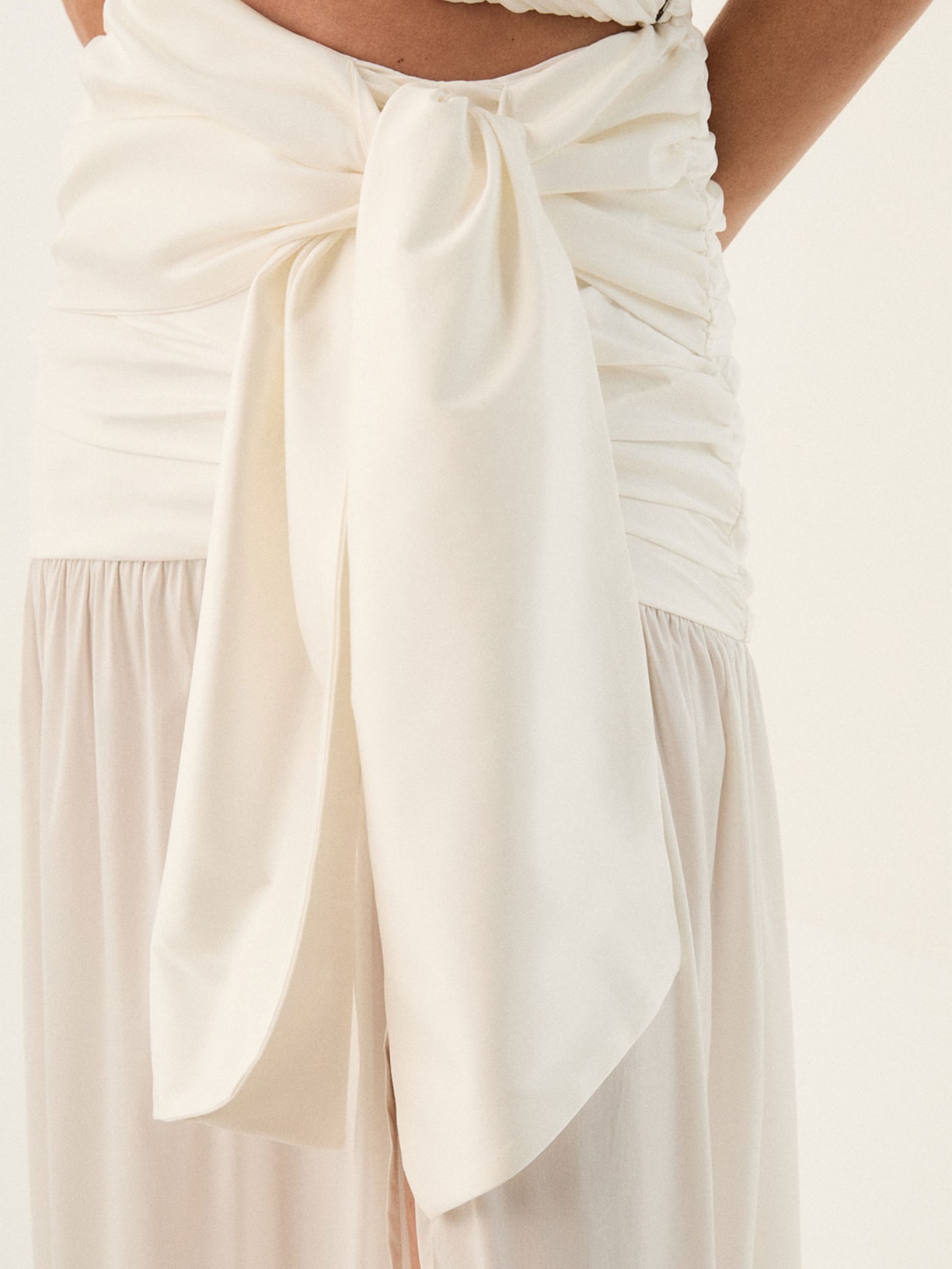 Saia Feminina Longa Zoe Branco Vix