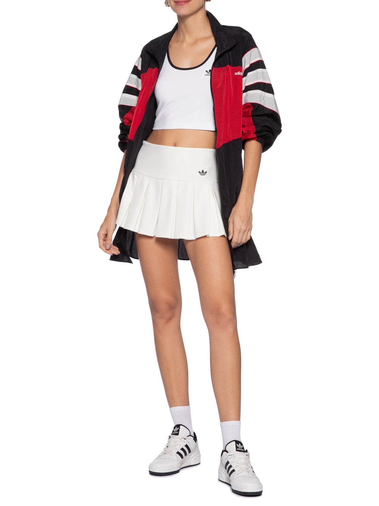 Saia Feminina Low Waist Sport SKT Branco Adidas Originals