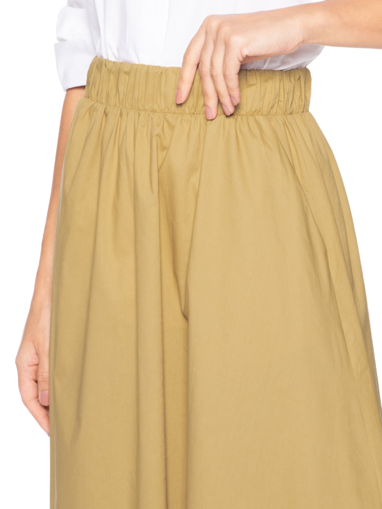 Saia Feminina Midi Maxi Godê -Bege '2Essential