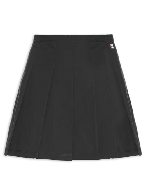 Saia Feminina Pleated Ag - Preto