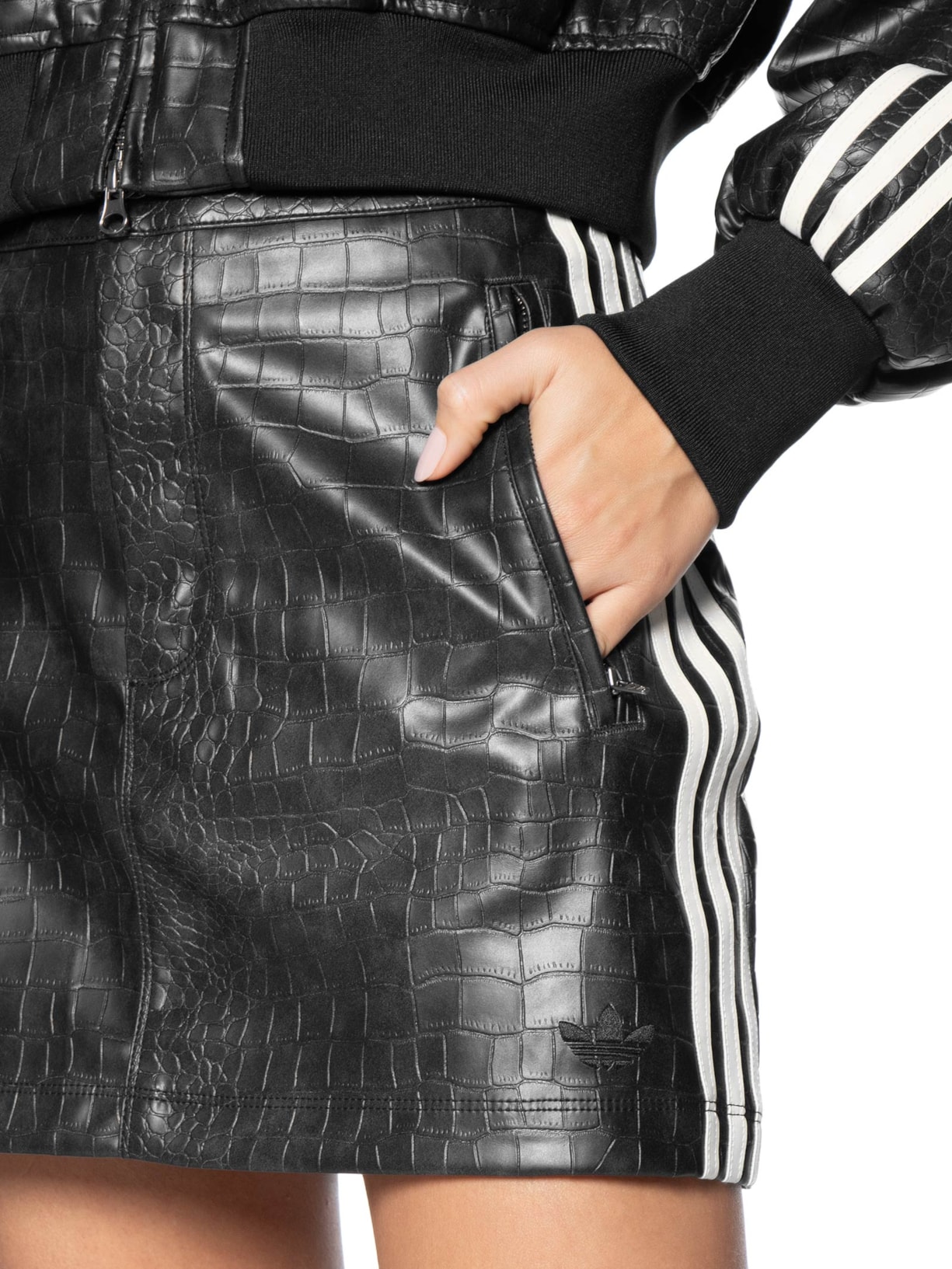Saia Feminina Pleather Preto Adidas Originals
