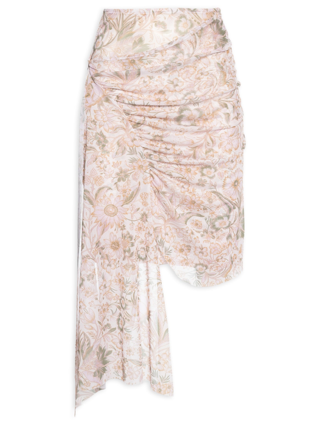 Saia Feminina Transpassada em Tule - Rosa