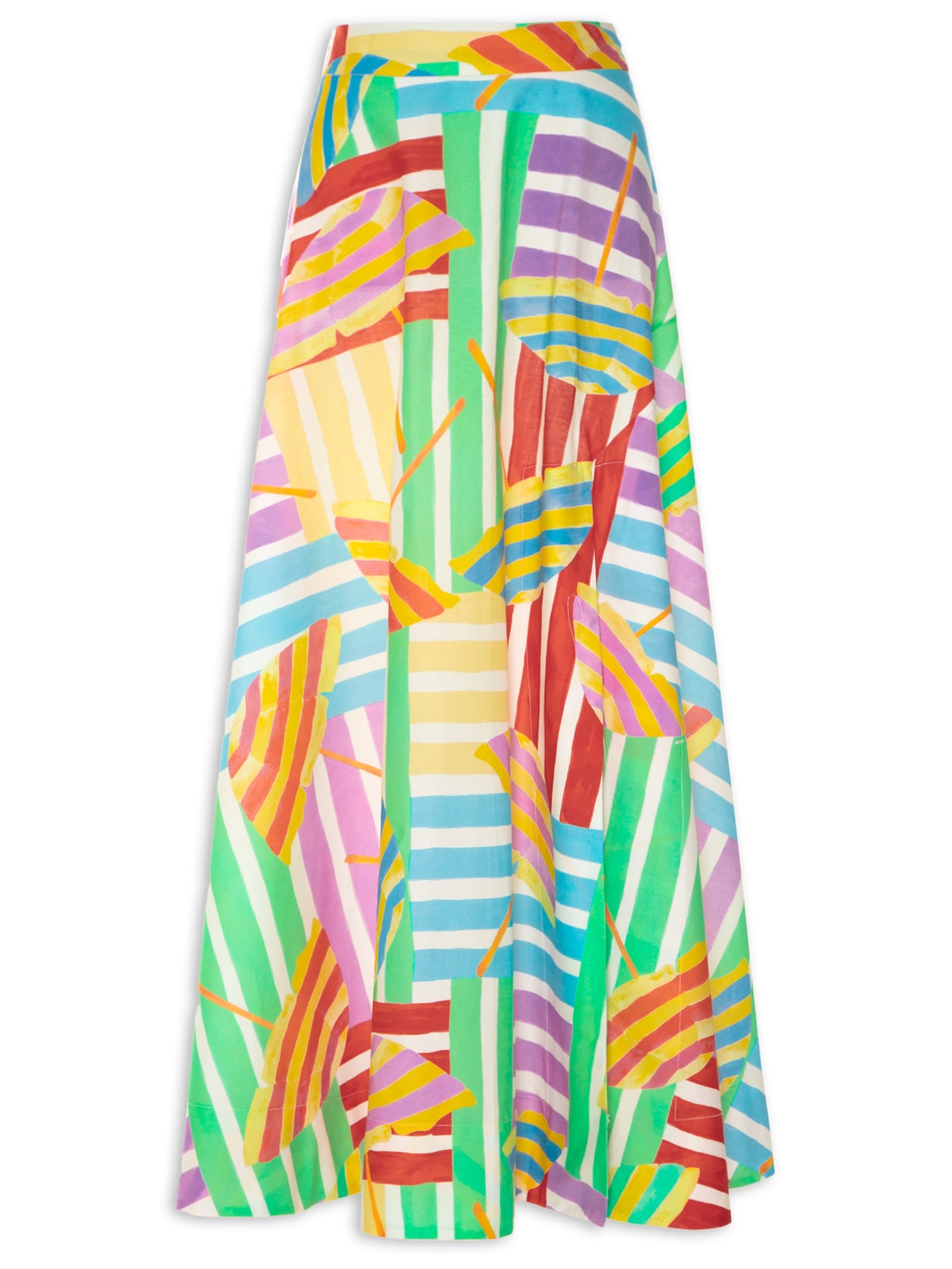 Saia Fenda Guarda Sol - Rosa