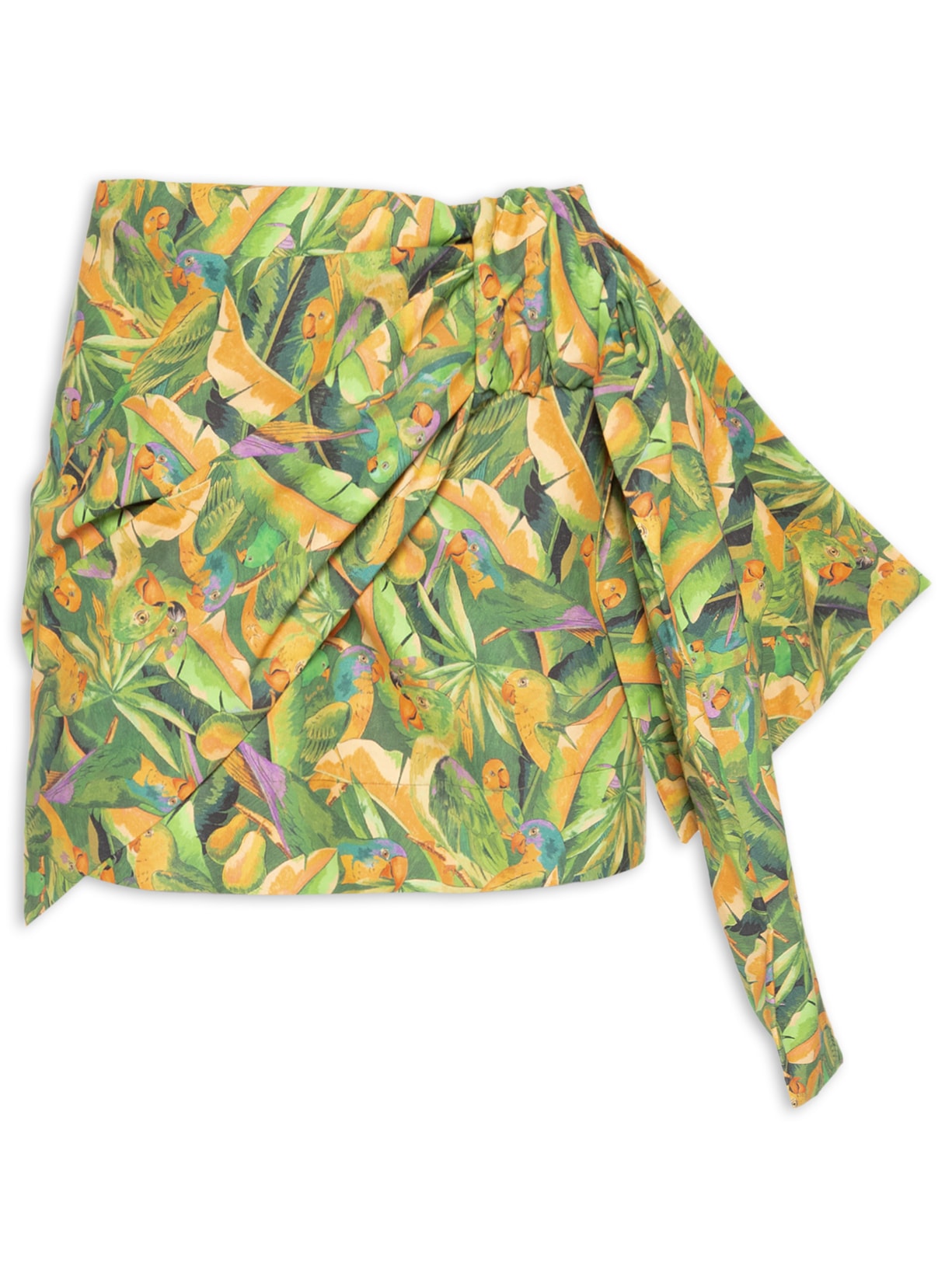 Saia Floresta De Passarinho - Verde