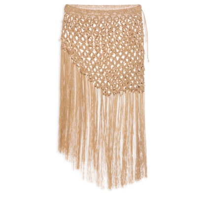 Saia Franja Ana - Bege