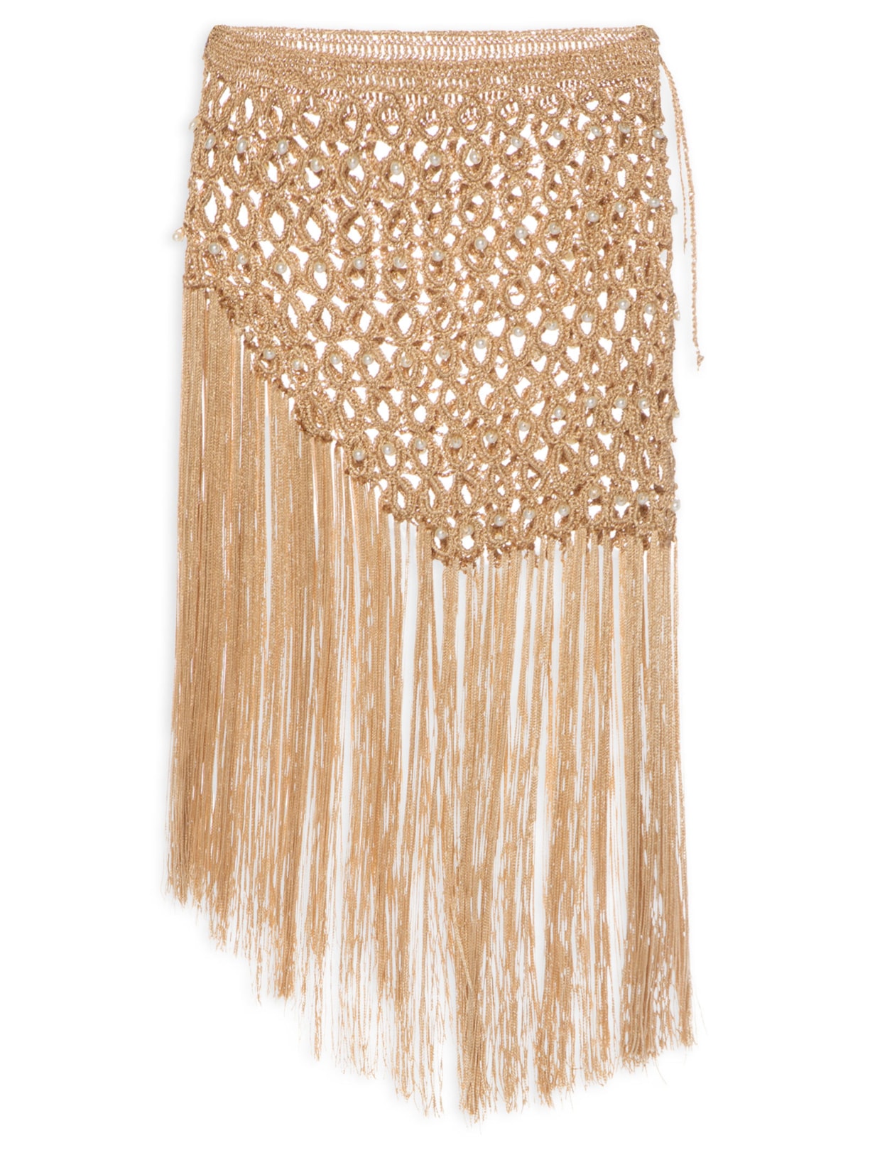 Saia Franja Ana - Bege