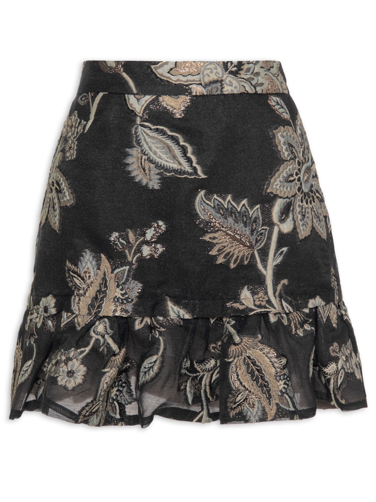 Saia Gaia Indian Curta - Preto