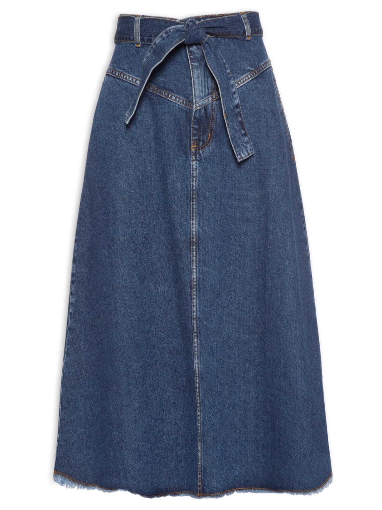 Saia Godê Jeans - Azul