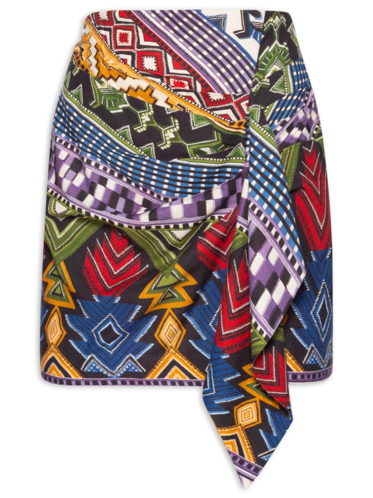 Saia Gráfico de Cor - Vermelho