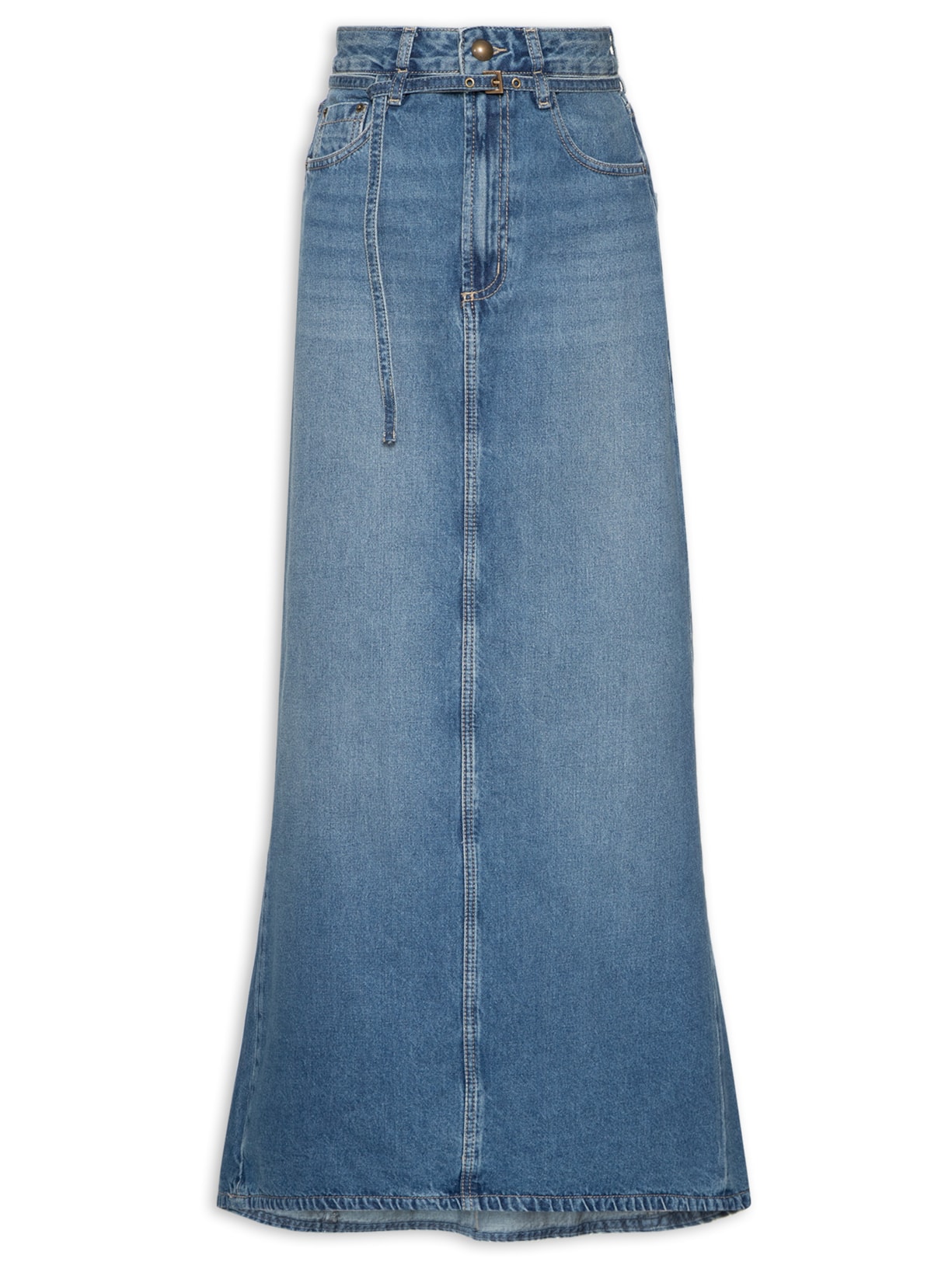 Saia Hanna Jeans - Azul