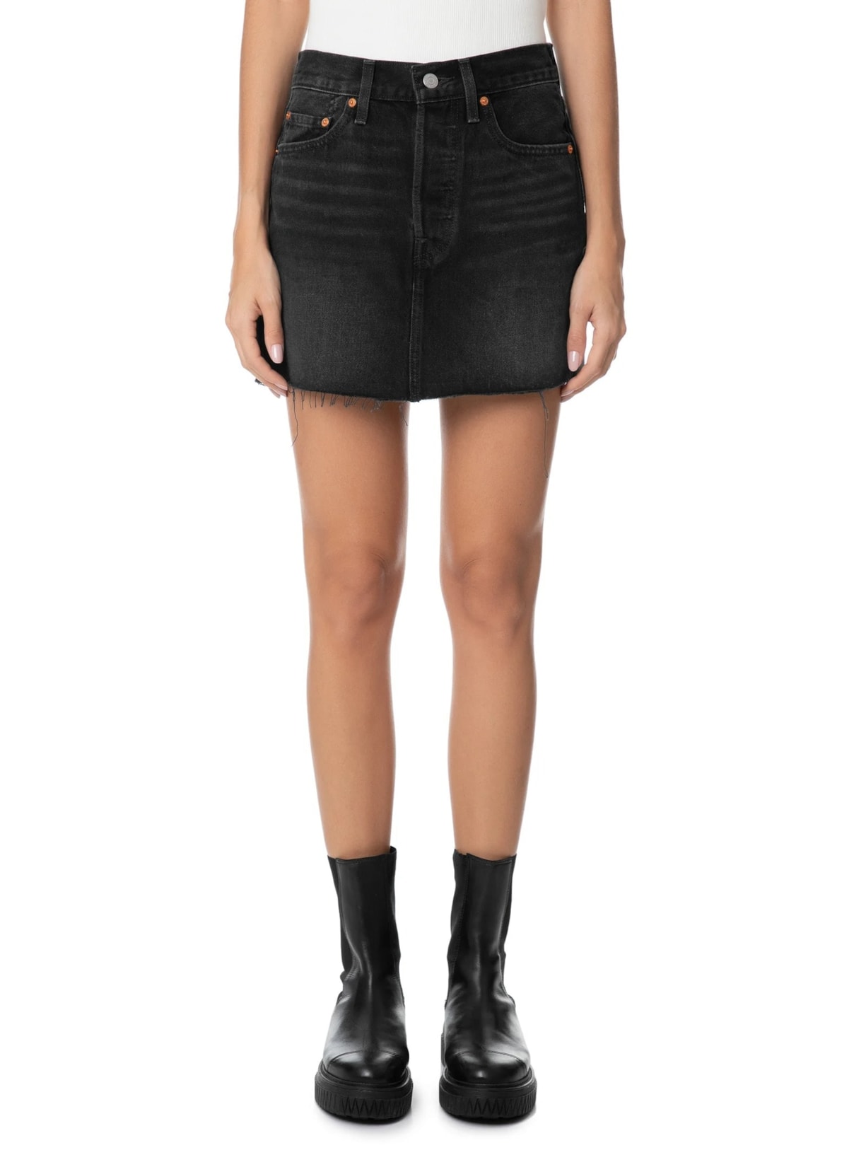 Saia Icon Skirt Preto Levi's