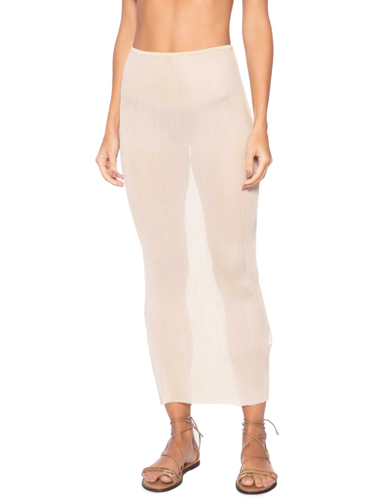 Saia Ivana Tricot Bege Haight