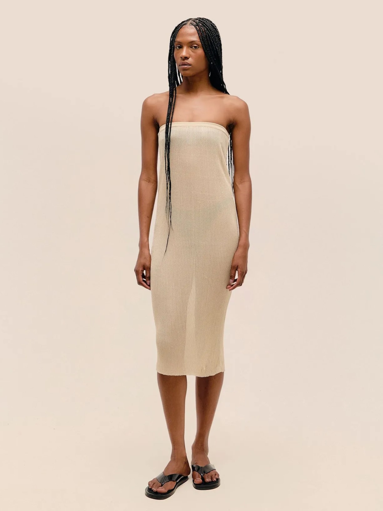 Saia Ivana Tricot Bege Haight