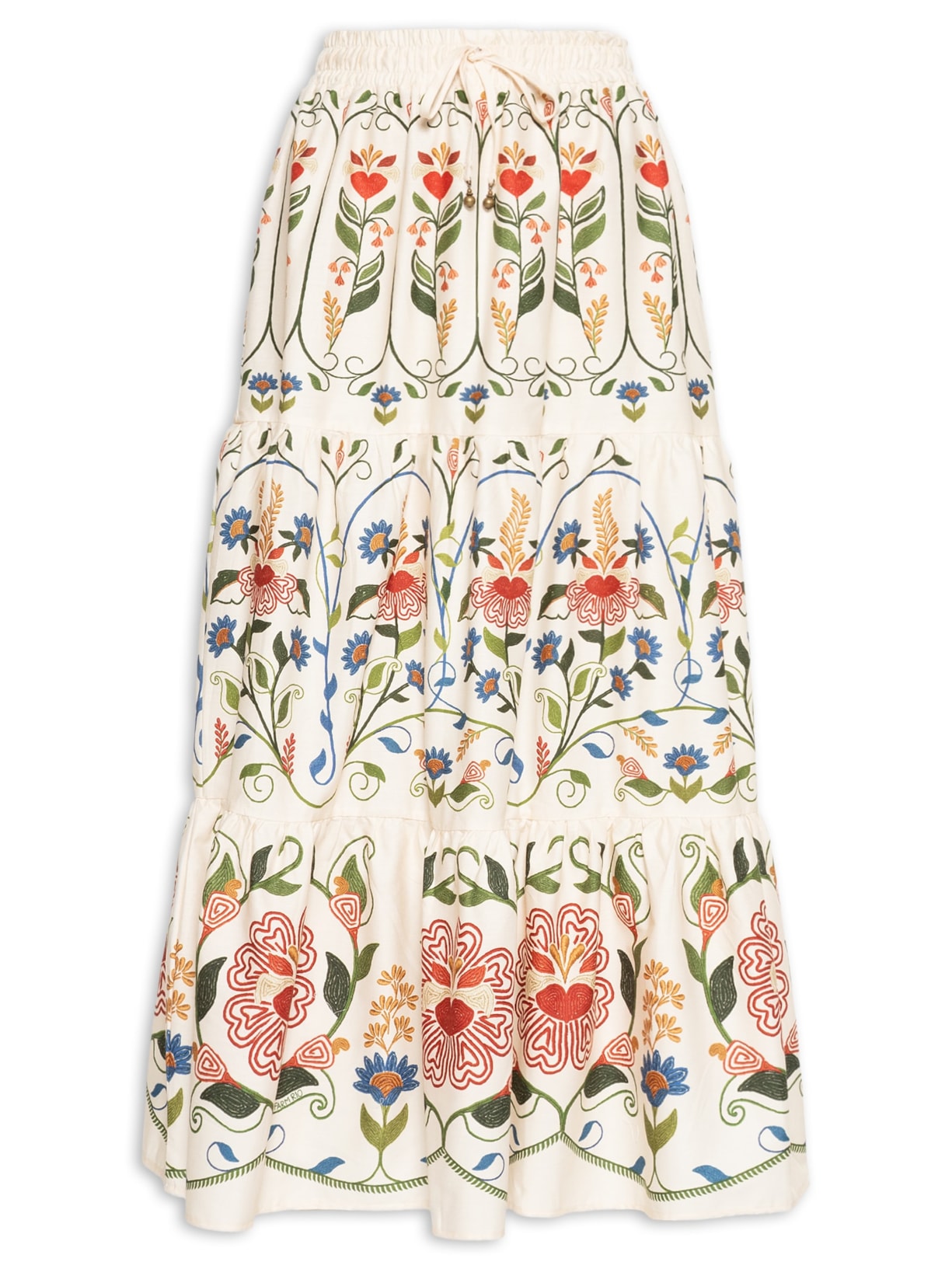 Saia Jardim Beleza - Branco