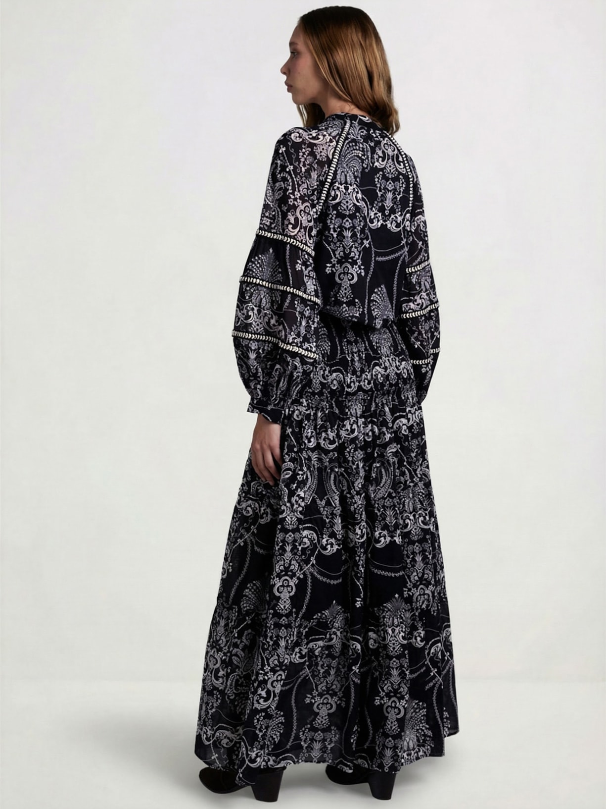 Saia Jardin Preto Mixed