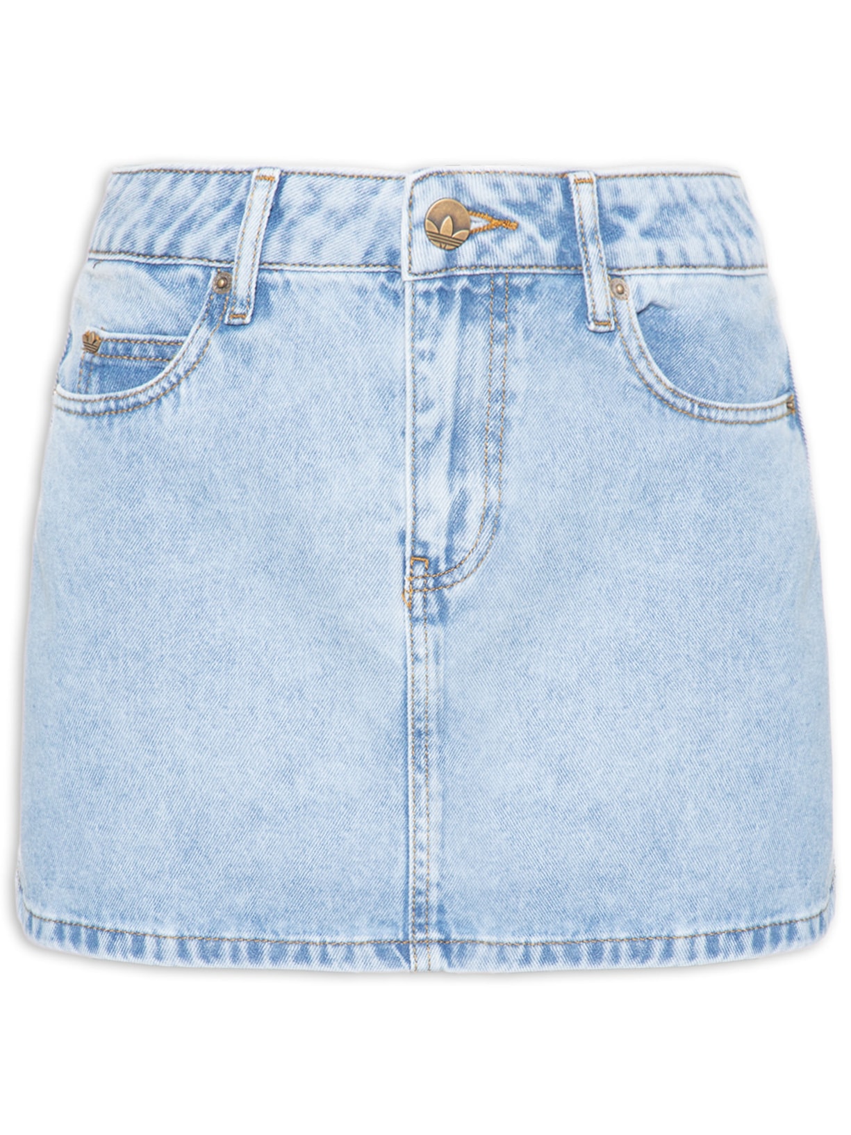 Saia Jeans Adicolor Azul Adidas Originals