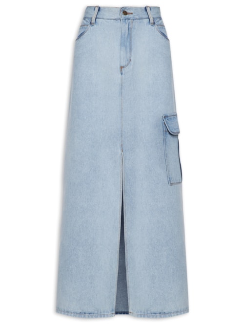 Saia Jeans Alais - Azul