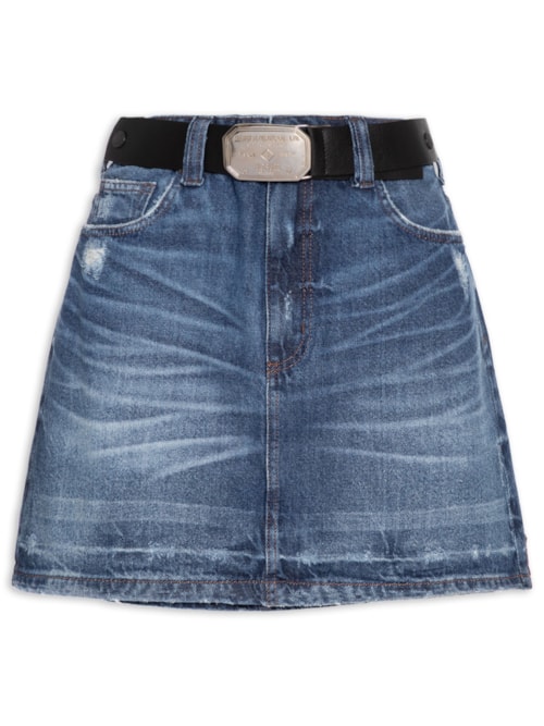 Saia Jeans - Azul