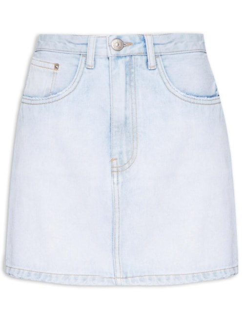 Saia Jeans Box Delave - Azul